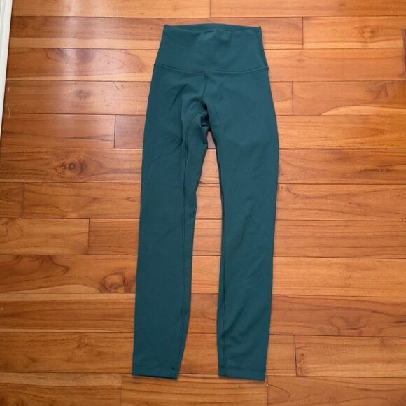 Women Lululemon Wunder Train High-Rise Tight 25" Medium Forest Size 2 - Picture 2 of 8